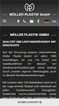Mobile Screenshot of mueller-plastik.de