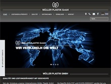 Tablet Screenshot of mueller-plastik.de